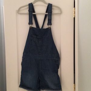 Holding horses short overalls